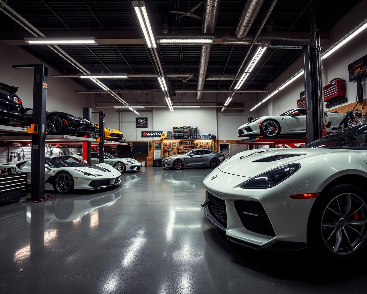 Dreyer Motorcars workshop interior
